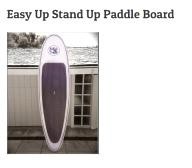 Radfish Malibu Easy Up Stand Up Paddle Board 10\