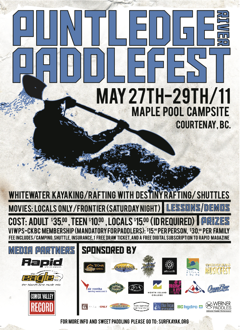 7th Puntledge River Paddle Fest