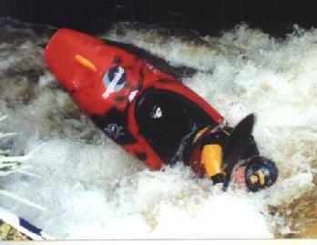 Ali Donald (team Ireland) at the Sluice