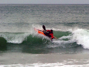 Jonny Bingham, kayak surfer