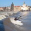 Novotneho lavka wave - surfing in Prague