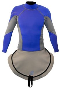 C1 Ultra Stretch Neoprene L/S Race-Lite Combi Top attached to C1 - 4791_c1lsneoblue_1291787896